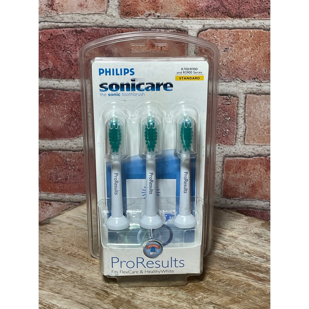 Philips Sonicare ProResults Replacement Toothbrush Heads 3-Pack HX6013 Standard